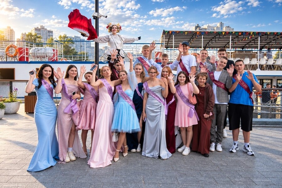 Ночной выпускной на теплоходе Ривьера — фото 12